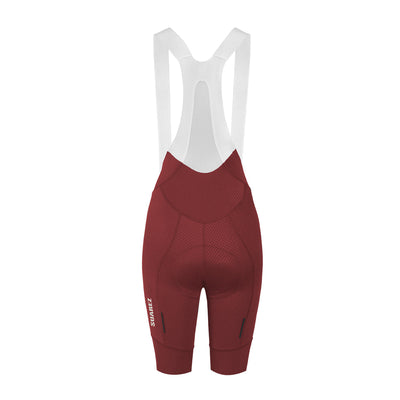 Bib Short Pro Mujer HARD MOROCCON RED 2.4