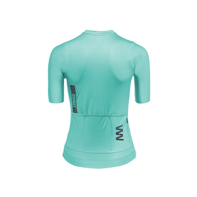 Jersey SOLID CREAM TURQUOISE 2.5